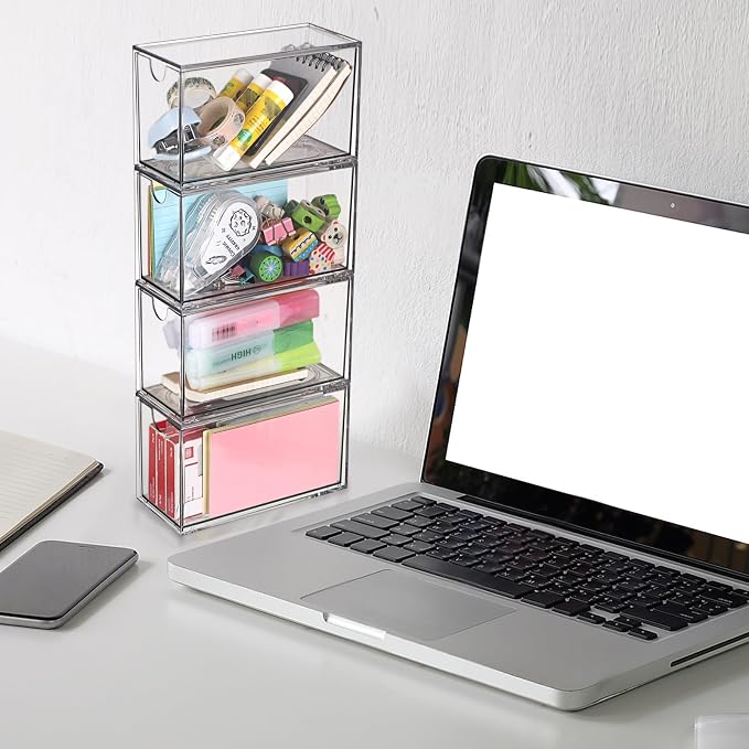 ELLDOO 4 Drawers Tea Bag Organizer, Coffee Pod Snack Storage - Image 7