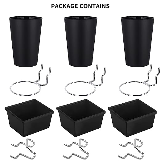 Kuhome 6 Sets Pegboard Bins - Image 5