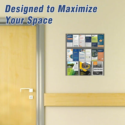 Acrylic Brochure Pamphlet Holder, 3 Magazine Holders and 12 Pamphlet Holders - Image 6