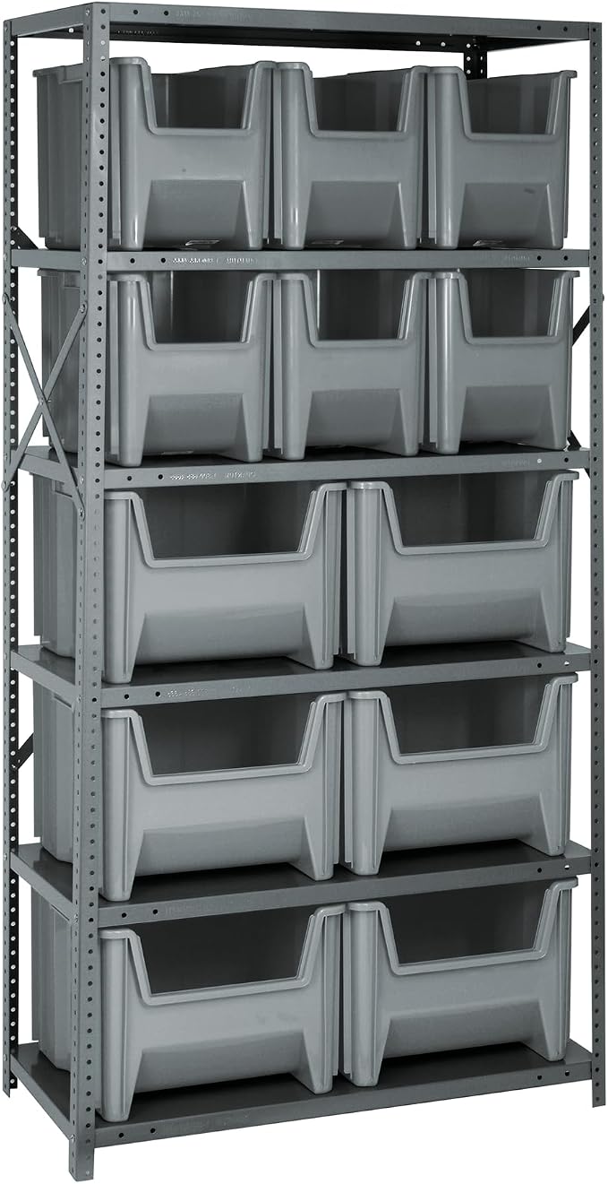 Quantum QSBU-600800GY Heavy Duty Shelving Unit by QuantumStorageSystems
