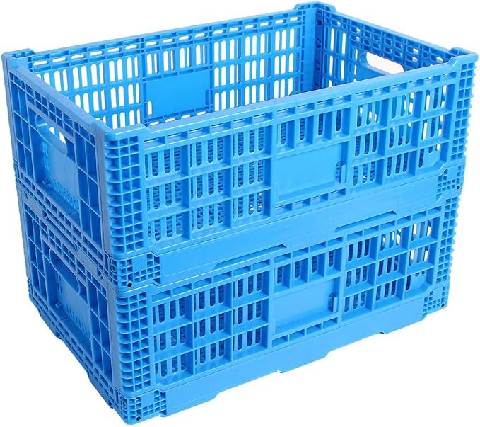 Collapsible Storage Bin/Containe，43 Liter Transfer box, crate Transit storage - Image 2