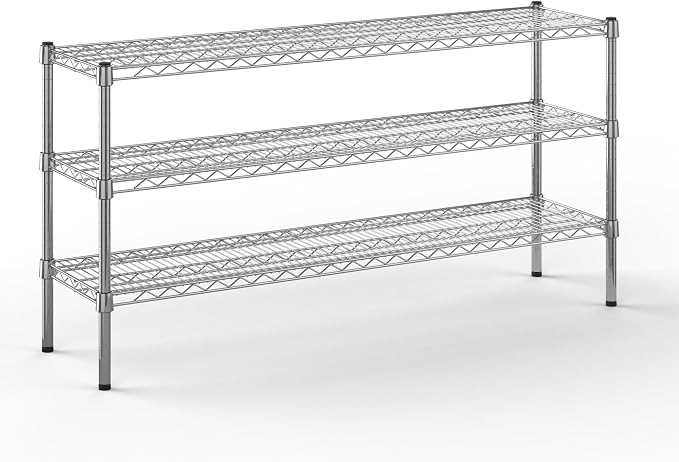 14" Deep x 54" Wide x 27" Height Wire Shelving Kit | 3-Tier | NSF Commercial by Regal+Altair