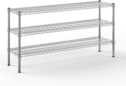 14" Deep x 54" Wide x 27" Height Wire Shelving Kit | 3-Tier | NSF Commercial by Regal+Altair