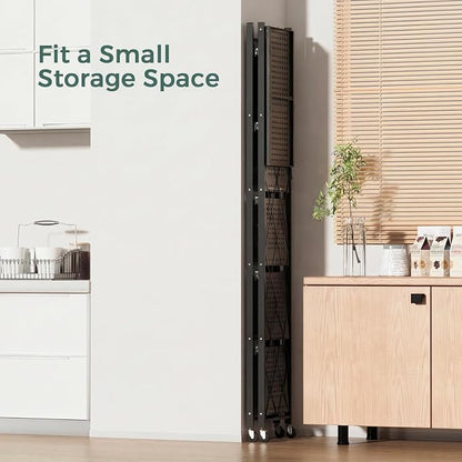 DEANIC 6-Shelf Folding Bookcase - Image 4