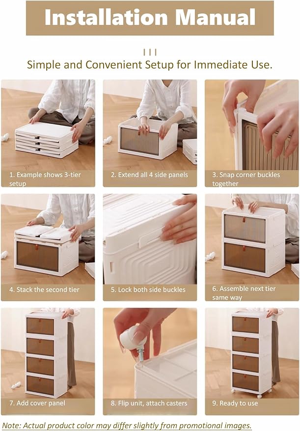 Foldable Storage Bins Boxes - Image 9