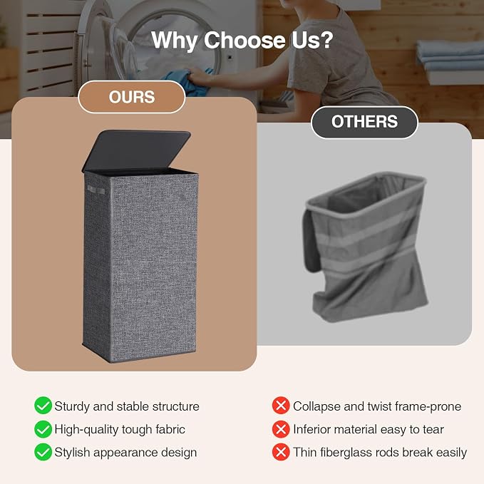 Collapsible Laundry Hamper - Image 5