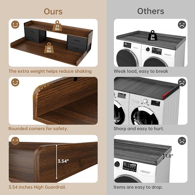 4 Drawers Washer Dryer Countertop - Image 7