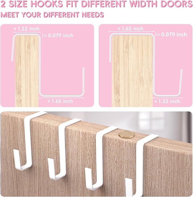 FENTEC 1 Pack Over-the-Door-Shoe-Organizers, Hanging Shoe Organizers - Image 8