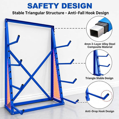 4500lbs Lumber Storage Rack 4 Tier Adjustable Pipe Rack | Alloy Steel - Image 5