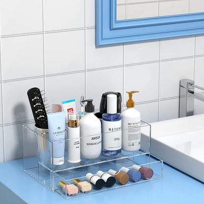 NIUBEE Hair Tool Organizer, Bathroom Countertop Blow Dryer Holder, Vanity Caddy - Image 4