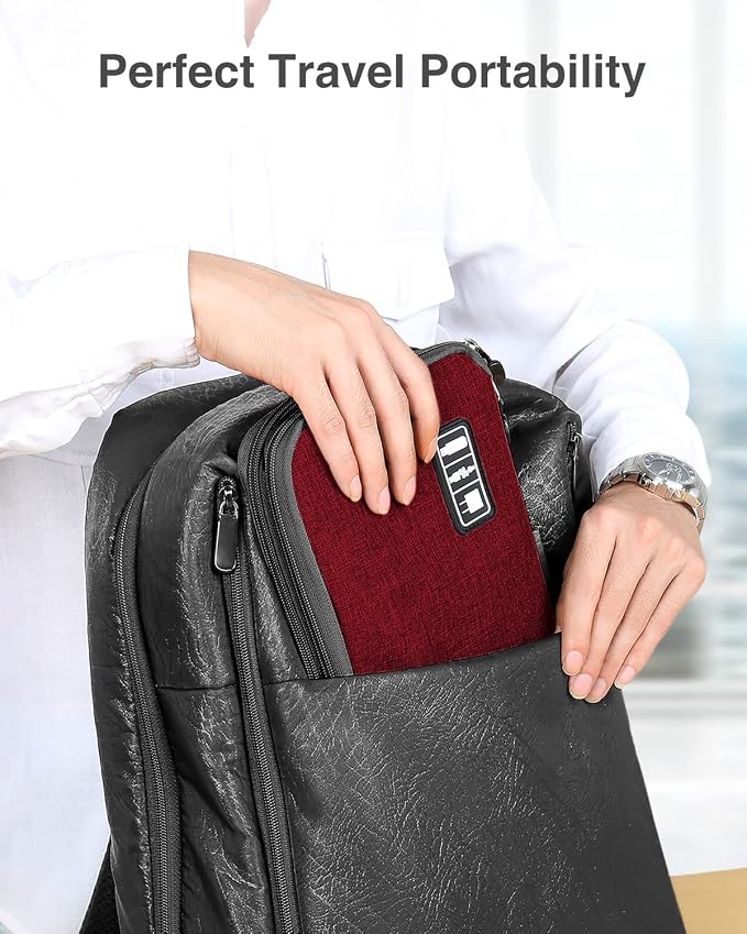 Luxtude Electronic Organizer Travel Case Large, Cord Organizer Travel, Large - Image 4