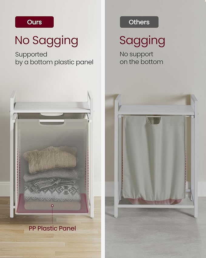 VASAGLE Laundry Hamper, Laundry Basket, Laundry Sorter - Image 7