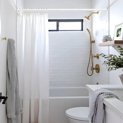 AIZESI 4PCS Shower Curtain Rod 30-64 Inch Adjustable No Drilling, Tool-Free - Image 6