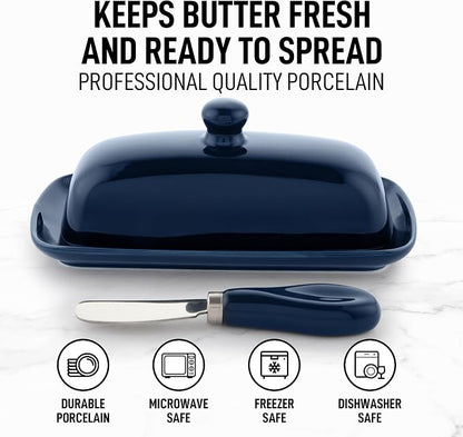 Zulay Butter Dish With Lid For Countertop - Image 2