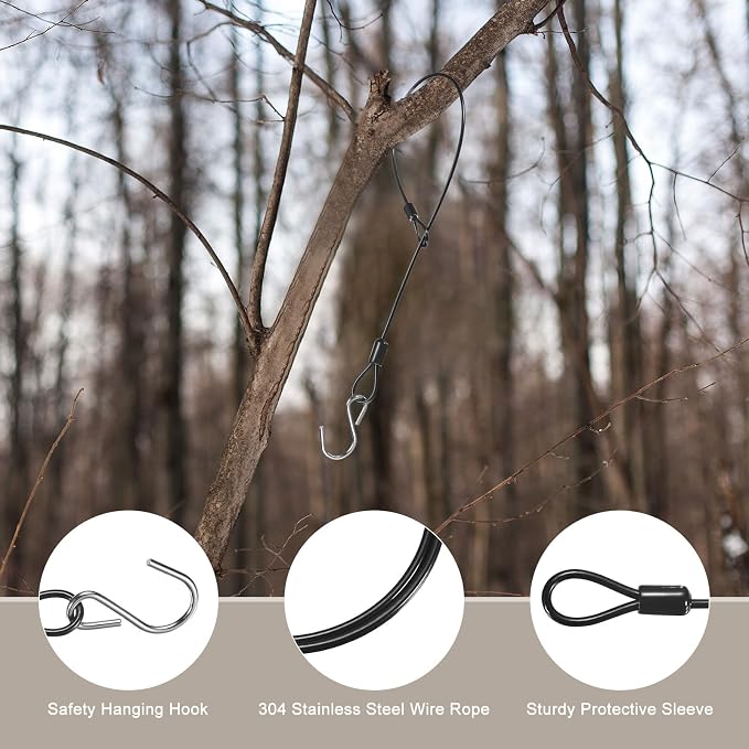 M METERXITY 2-Pack Bird Feeder Hanger - Image 2