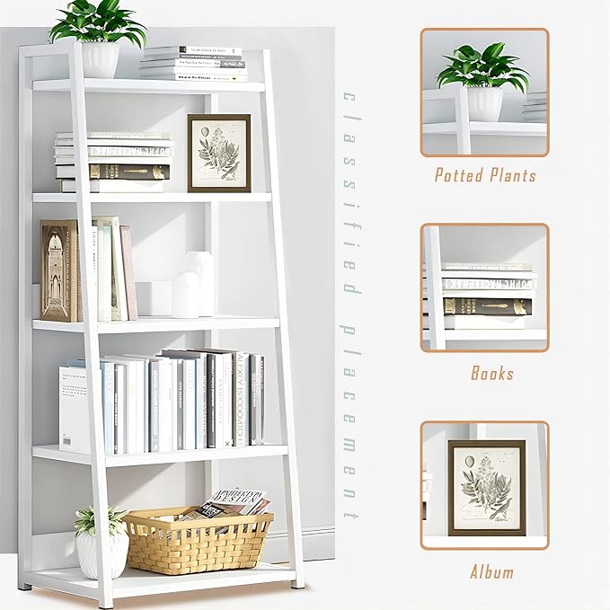 IOTXY 4 Tier Open Bookshelf - Image 4