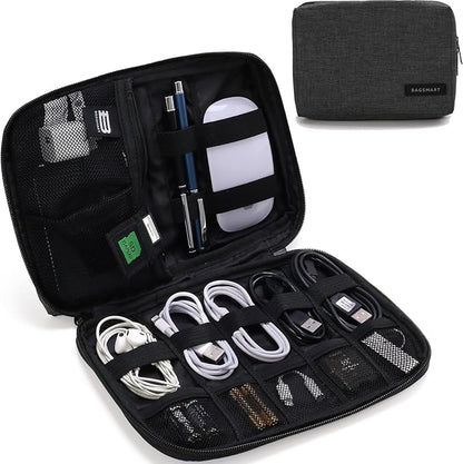 BAGSMART Travel Electronics Organizer, Phone SD Card, Men Women, by BAGSMART