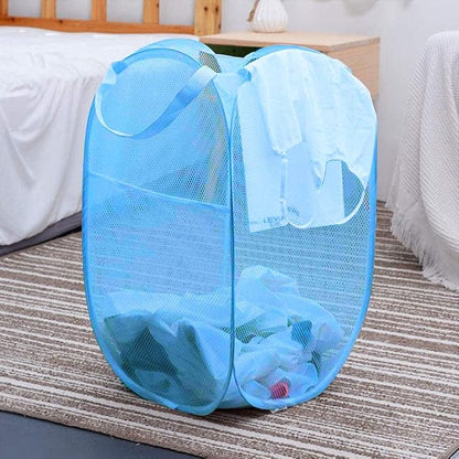 Larpur Pack of 2 Pop up Laundry Hampers, Collapsible Laundry Baskets, Portable - Image 4