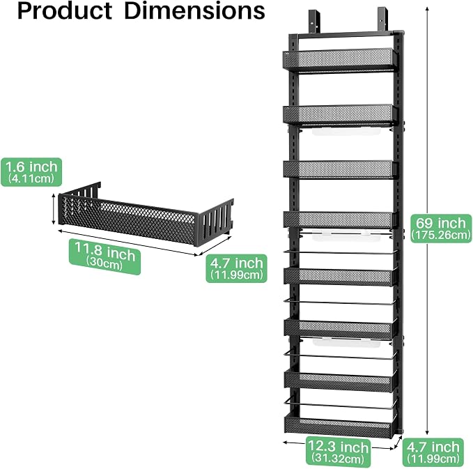 SNTD Over the Door Pantry Organizer - Image 2