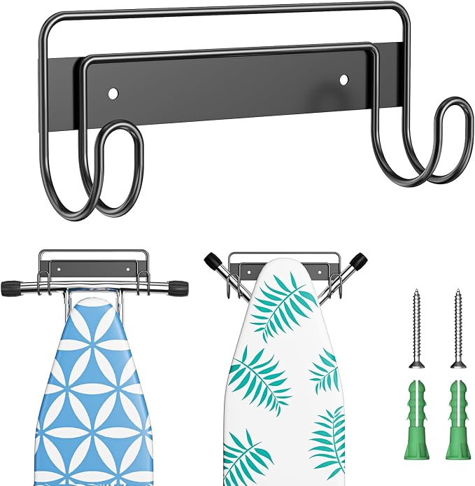 Ironing Board Hanger Wall Mount, Ironing Board Holder by LOXSUN