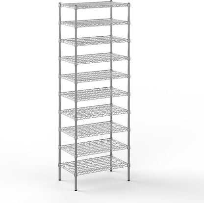 18" Deep x 30" Wide x 86" Height Wire Shelving Kit | 10-Tier | NSF Commercial by Regal+Altair