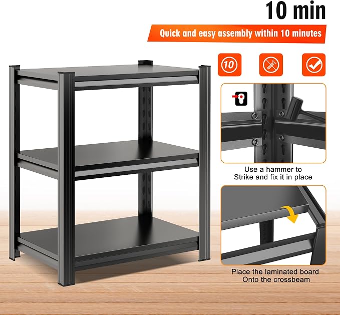 3-Tier End Table, Sofa Side Table - Image 5