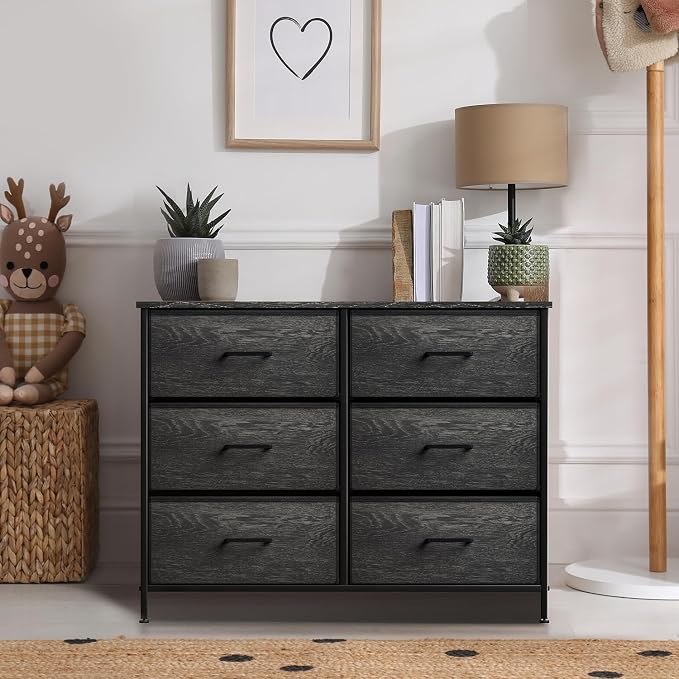 Sorbus Dresser with 6 Faux Wood Drawers - Image 2