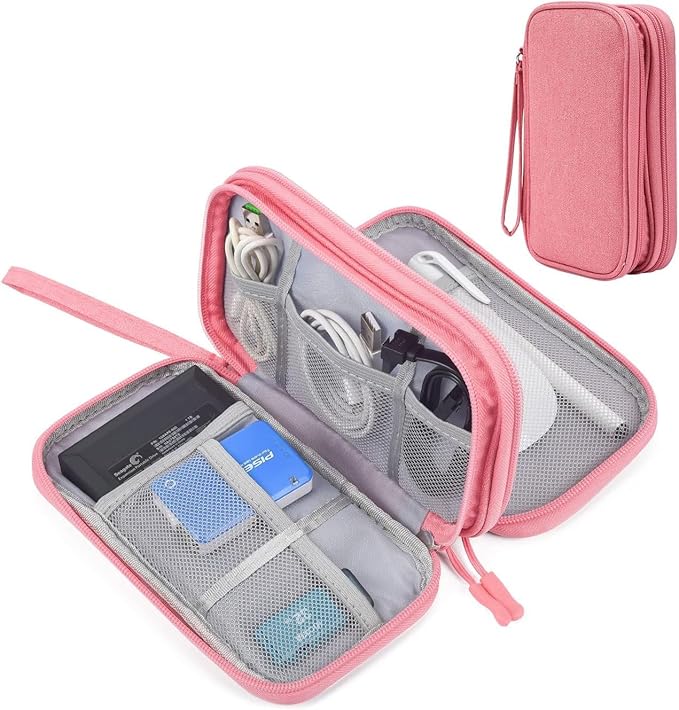 CAOODKDK Electronic Organizer Travel USB Cable Accessories Bag/Case, Waterproof - Image 2