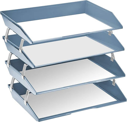 Acrimet Facility 4 Tier Letter Tray, Side Load, Letter Size/A4, Desktop File - Image 2