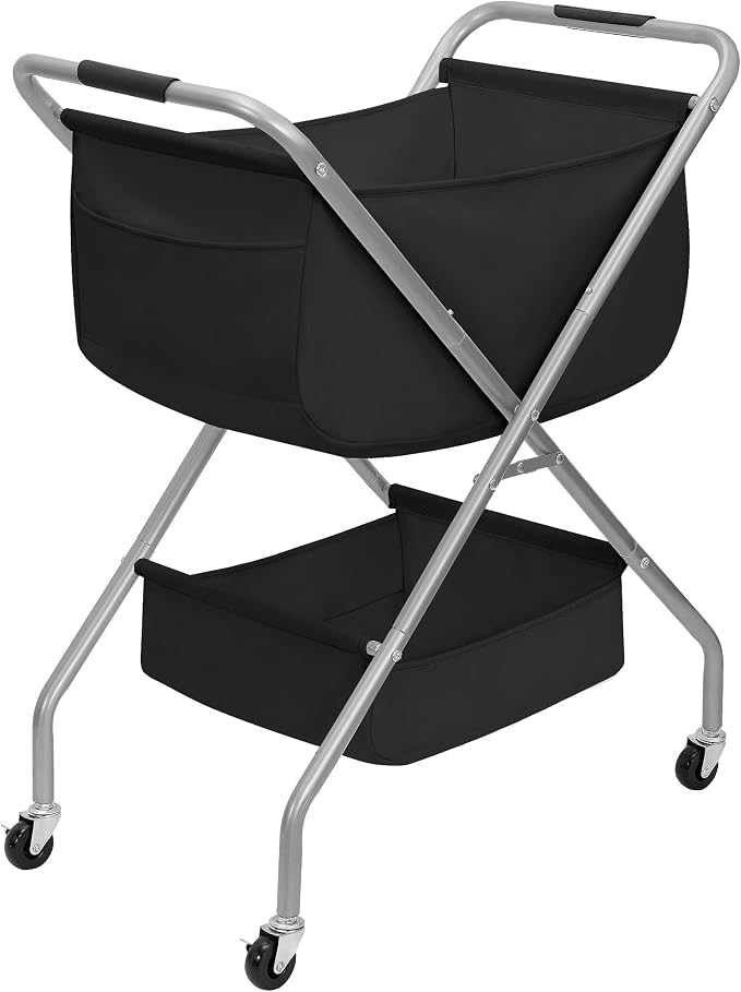 STORAGE MANIAC Collapsible Laundry Cart by STORAGEMANIAC