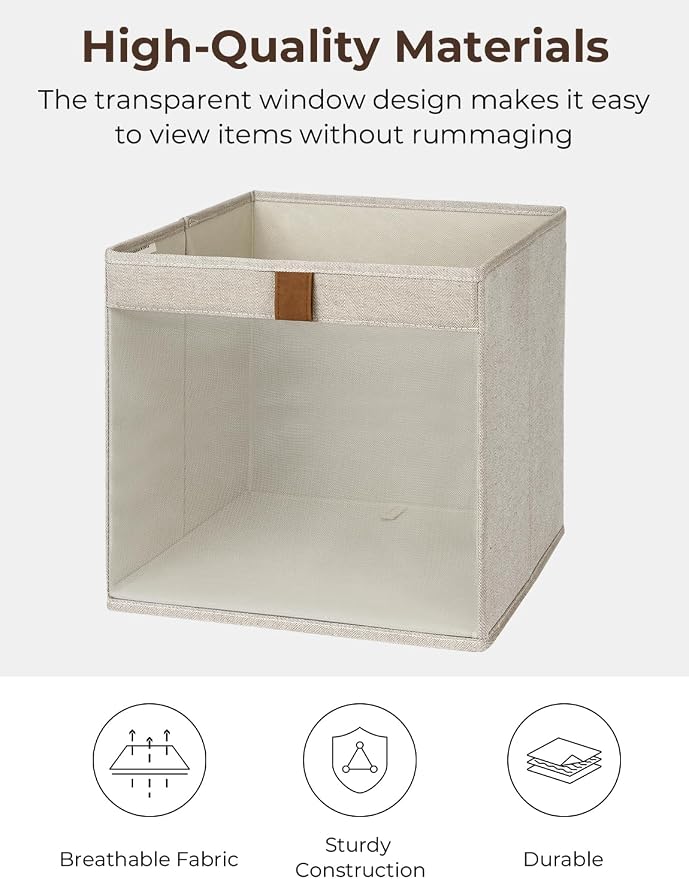 StorageWorks 13x13 Storage Cubes, Closet Storage Bins - Image 3