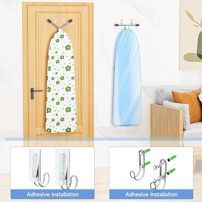 Ironing Board Holder Wall Mount, Durable Ironing Board Holder Stainless Steel - Image 7