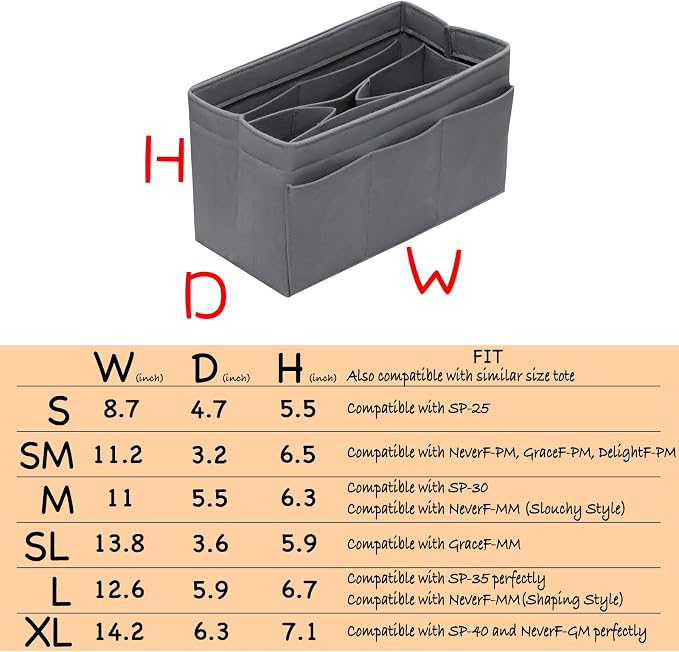 DailyPlus Purse Organizer Insert - Image 2