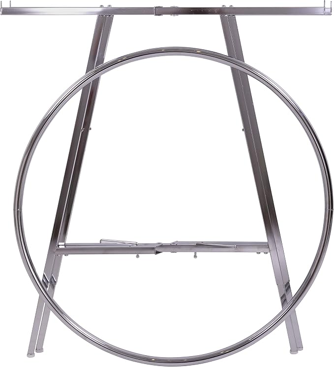 Econoco 42-Inch Folding Round Garment Rack, Adjustable 46–66″ Height Retail - Image 3