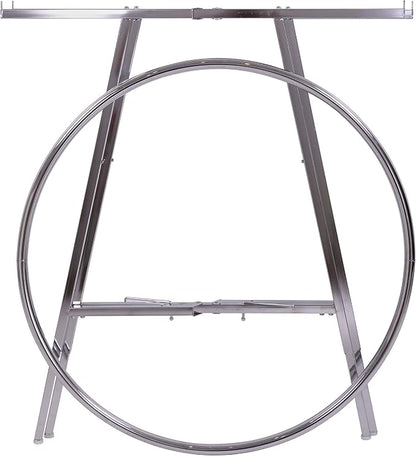 Econoco 42-Inch Folding Round Garment Rack, Adjustable 46–66″ Height Retail - Image 3
