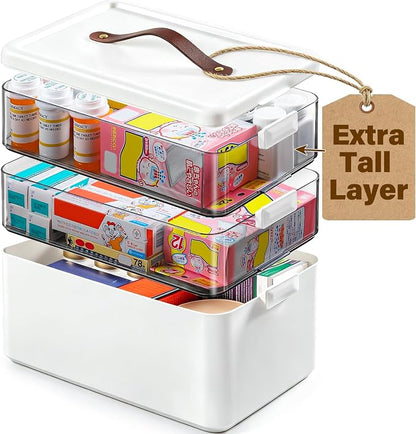 Homaigie Extra Tall 3-Tier Medicine Cabinet Organizer by Unknown