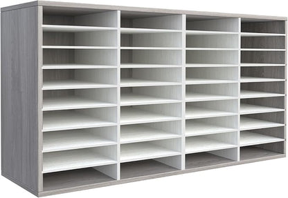 TQVAI Literature Organizer, Heavy Duty 36 Compartments Countertop Mail Organizer by TQVAI