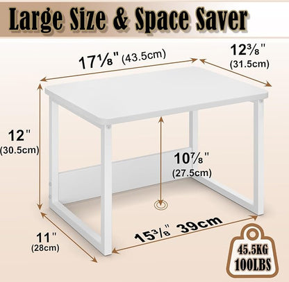 MARTY Countertop Organizer, 17.1"x12.4", Cabinet Organizer Microwave Stand | - Image 5