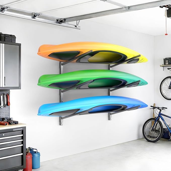 TORACK Heavy-Duty Wall Mounted Kayak Rack, Kayak Hangers - Image 2