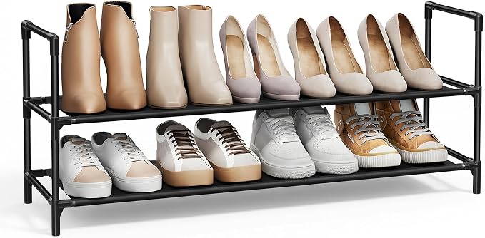 SONGMICS 2-Tier Shoe Rack, Shoe Storage by Unknown