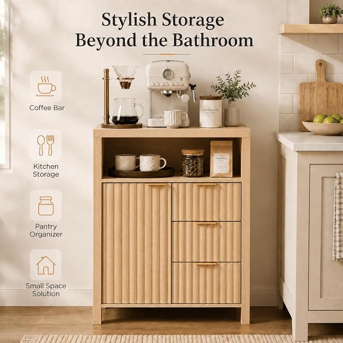 VINGLI Bathroom Storage Cabinet - Image 7