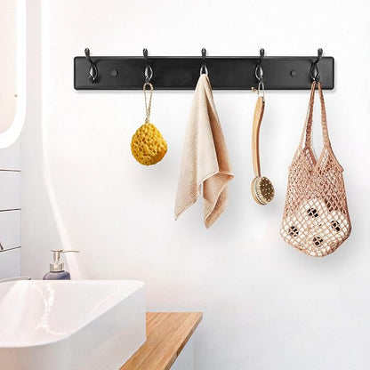 Wooden Coat Rack, Wall-Mounted Organizer - Image 4