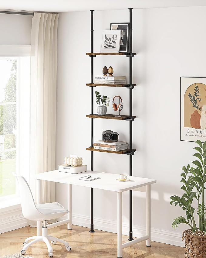 ALLZONE Adjustable Tall Narrow Bookshelf by ALLZONE