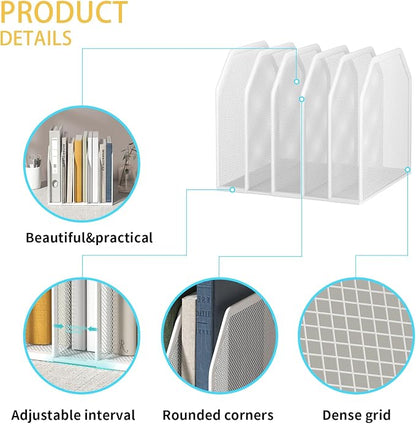 Vertical File Organizer for Desk - Image 3