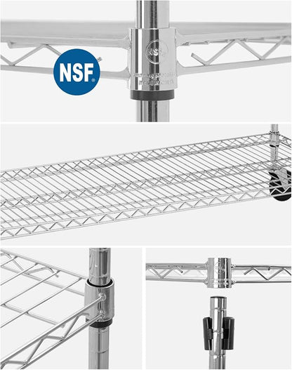 BestOffice | 6-Tier Wire Shelf - Image 7