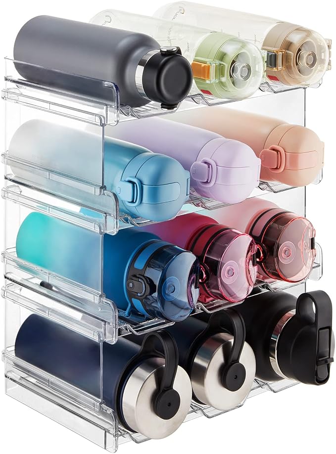 Lifewit 4 Tier Stackable Water Bottle Organizer by Lifewit