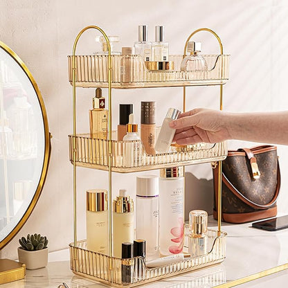 Bathroom Counter Organizer Countertop, 3 Tier Makeup Perfume Shelf Storage - Image 6