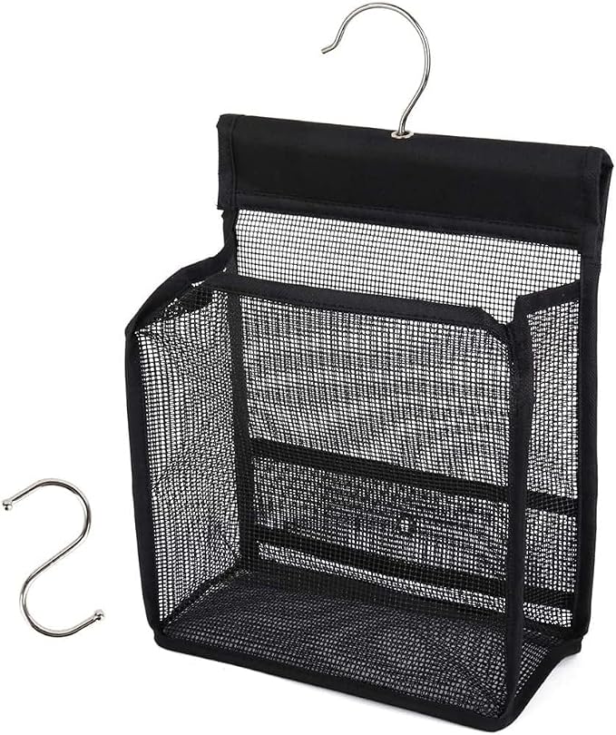 Hanging Mesh Shower Caddy Organizer Bathroom Storage Bag by XXNBC