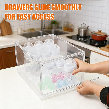 YESGIRL 2 Packs Clear Baby Bottle Organizer - Image 7