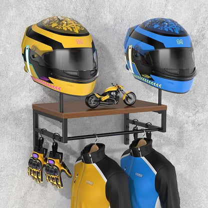 BORISI Helmet Holder Wall Mount, Motorcycle Helmet Holder, Helmet Stand by BORISI